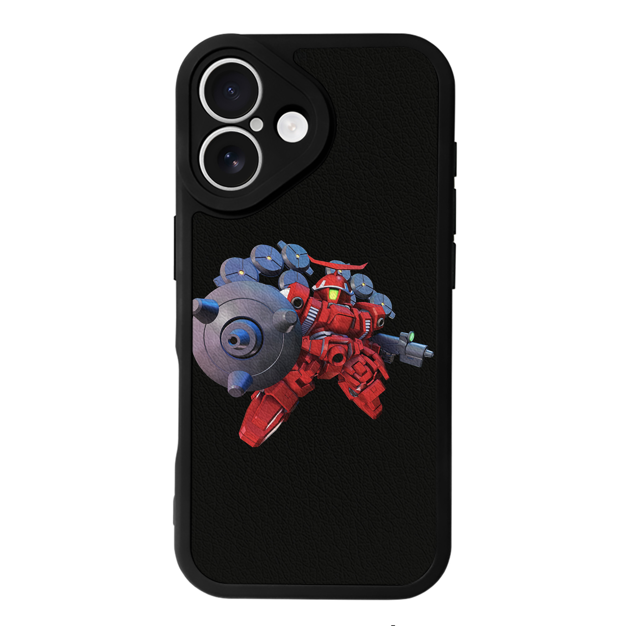 （画像用） 機動戦士ガンダム Mobile Suit Gundam 【iPhone 16シリーズ対応】シリコンスマホケース（レザー調） 材質：シリコン